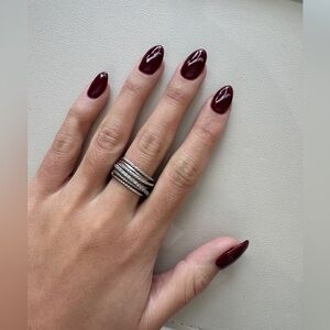 David Yurman Diamond Crossover Ring